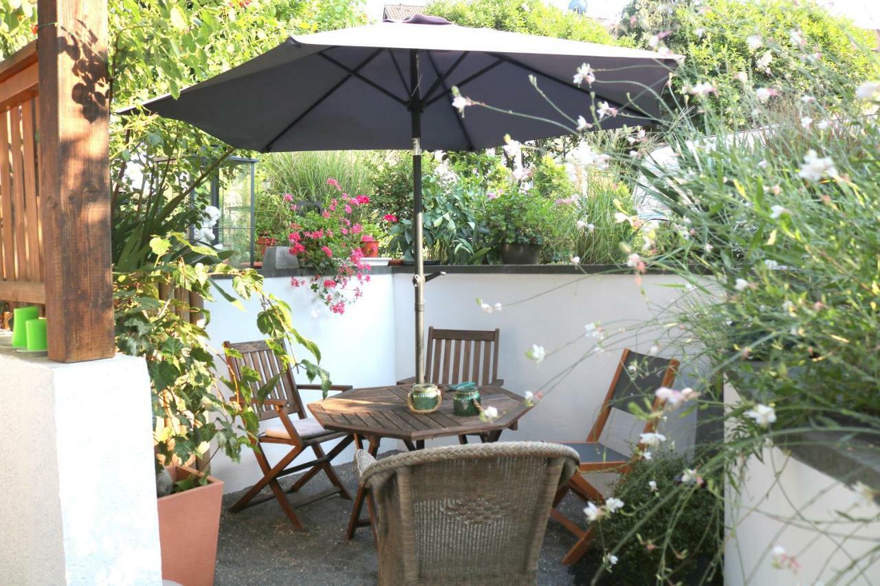 Soutterain - Wohnung Mit Senkgarten Weingarten  エクステリア 写真